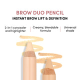 Brow Duo Pencil: Concealer & Highlighter