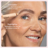 Brow Duo Pencil: Concealer & Highlighter