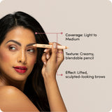 Brow Duo Pencil: Concealer & Highlighter