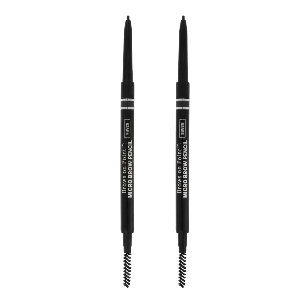 Brows On Point Micro Brow Pencil Raven 2-Pack