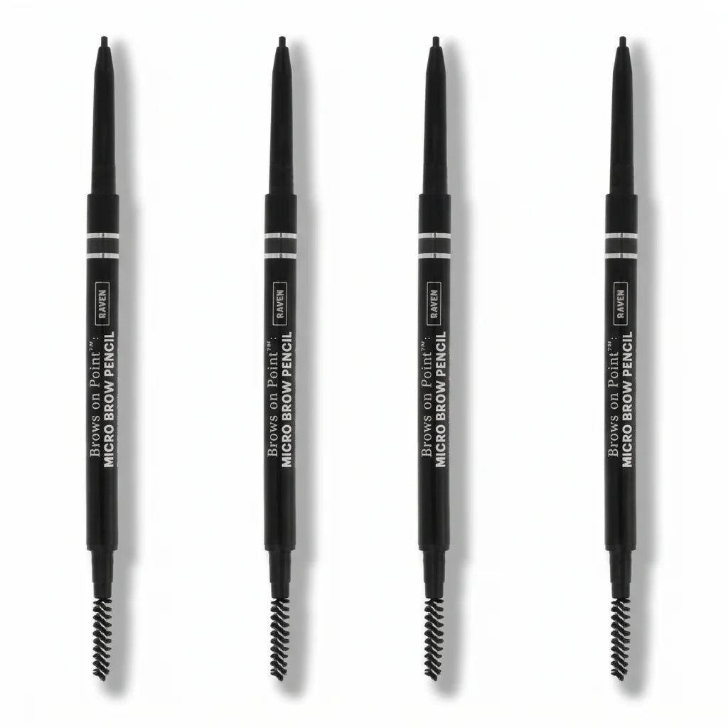 Brows On Point Micro Brow Pencil Raven 4-Pack