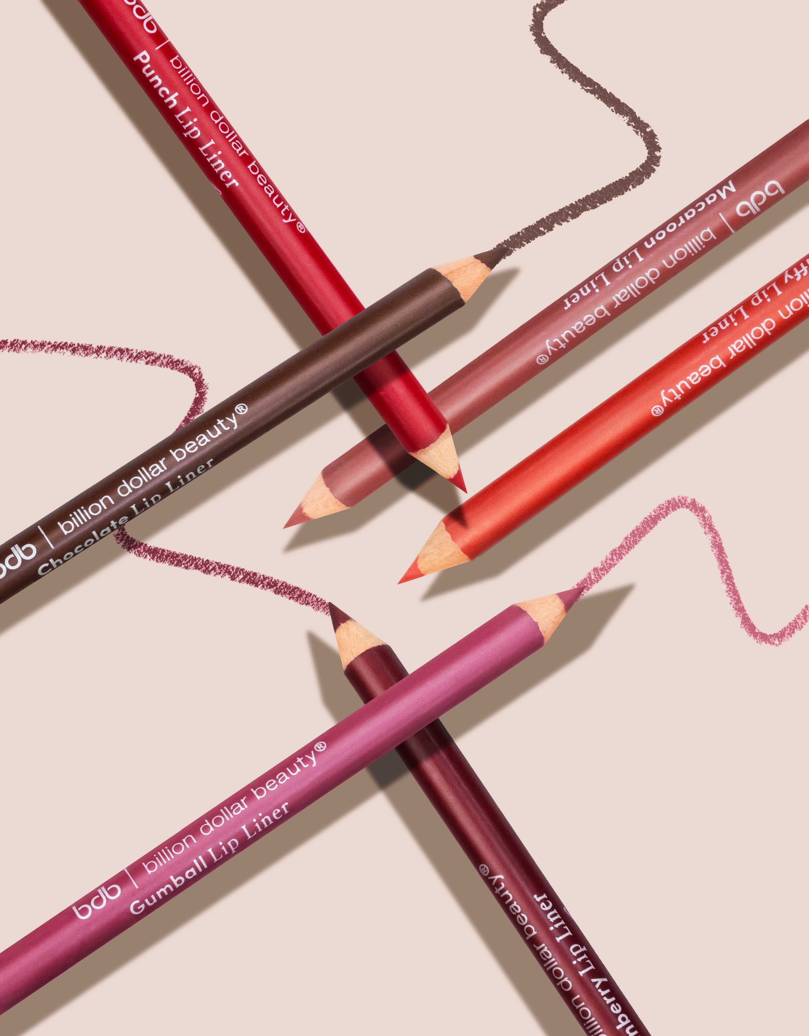 6-Pack Wooden Lip Liner – Billion Dollar Beauty
